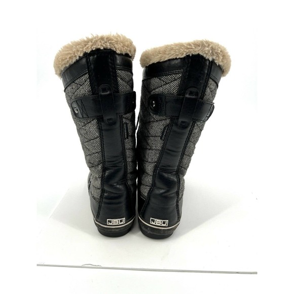 JBU Black and Gray Lace-Up Winter Boots - Picture 3 of 7